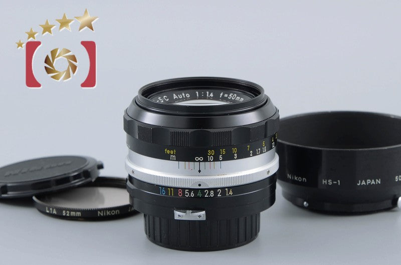 Nikon NIKKOR-S.C Auto 50mm f/1.4 Non Ai Lens [Very Good]