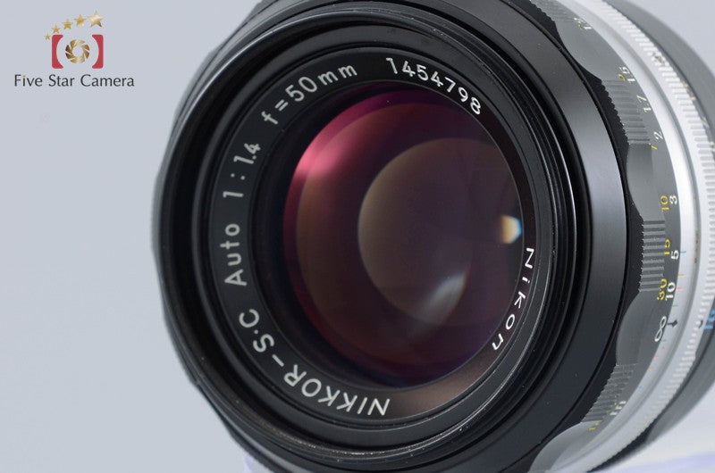 Nikon NIKKOR-S.C Auto 50mm f/1.4 Non Ai Lens [Very Good]