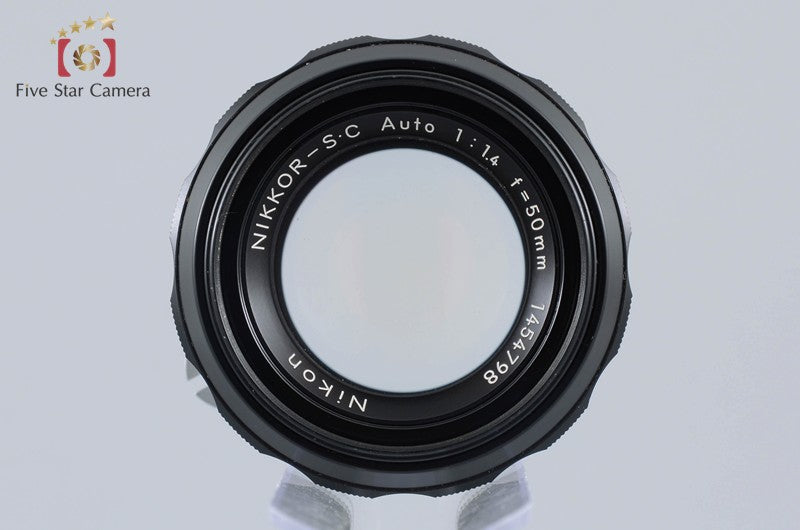 Nikon NIKKOR-S.C Auto 50mm f/1.4 Non Ai Lens [Very Good]