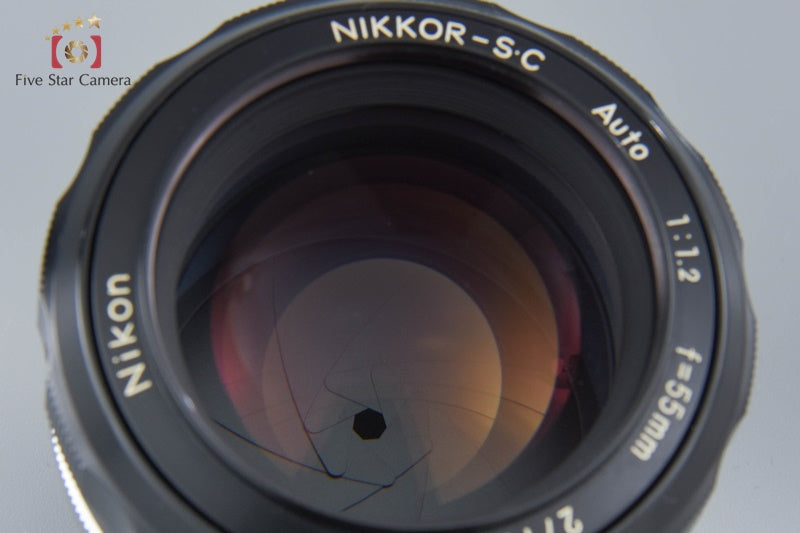 Nikon NIKKOR-S.C Auto 55mm f/1.2 Non Ai Lens [Very Good]