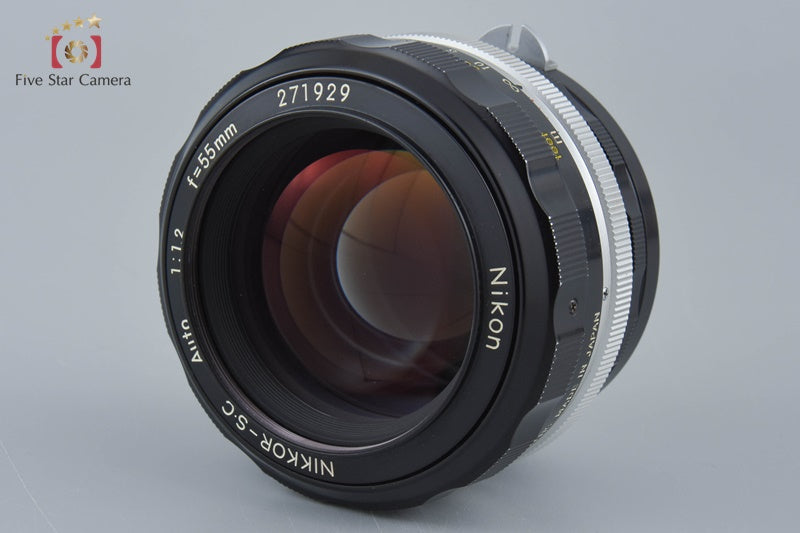 Nikon NIKKOR-S.C Auto 55mm f/1.2 Non Ai Lens [Very Good]