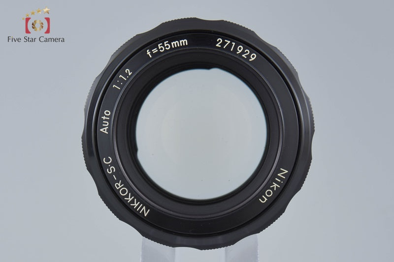 Nikon NIKKOR-S.C Auto 55mm f/1.2 Non Ai Lens [Very Good]