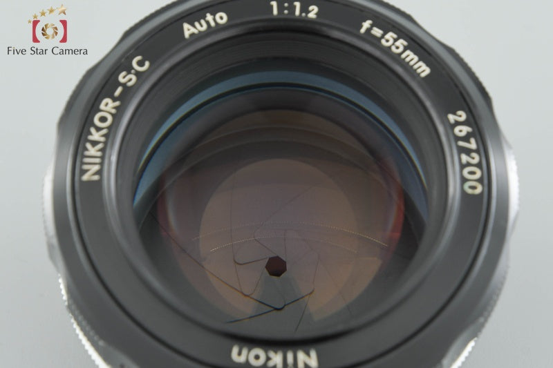 Nikon NIKKOR-S.C Auto 55mm f/1.2 Non Ai Lens [Very Good]