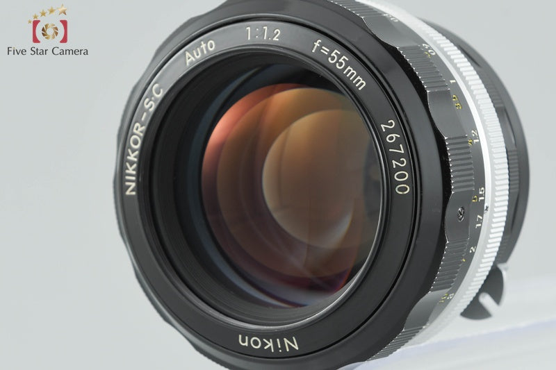 Nikon NIKKOR-S.C Auto 55mm f/1.2 Non Ai Lens [Very Good]