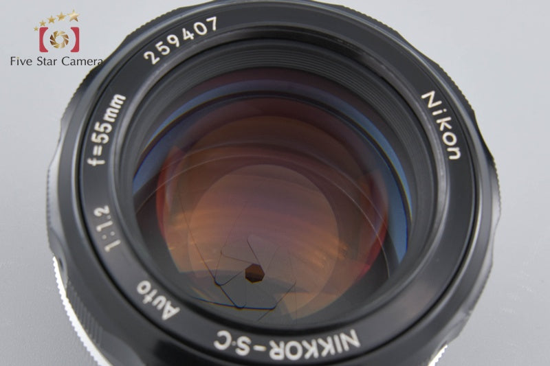 Nikon NIKKOR-S.C Auto 55mm f/1.2 Non Ai Lens [Very Good]