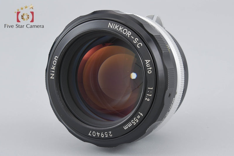Nikon NIKKOR-S.C Auto 55mm f/1.2 Non Ai Lens [Very Good]