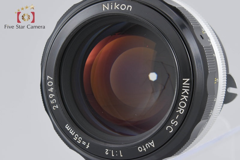 Nikon NIKKOR-S.C Auto 55mm f/1.2 Non Ai Lens [Very Good]