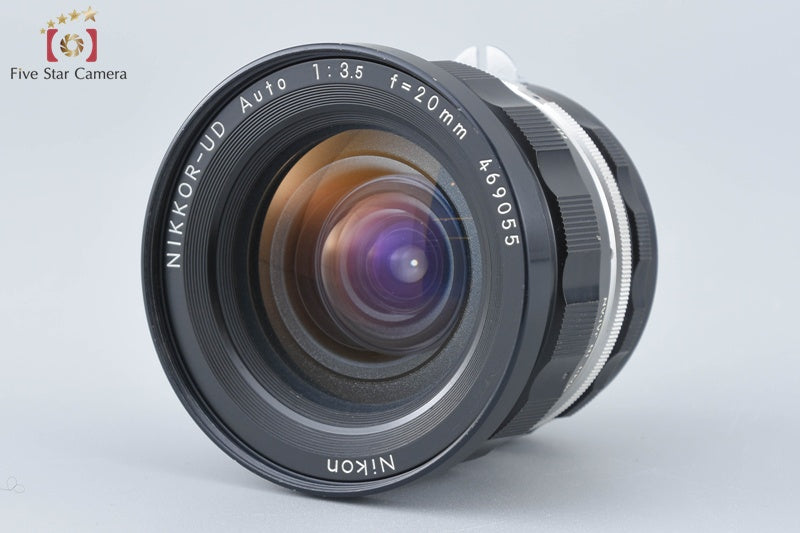 Nikon NIKKOR-UD Auto 20mm f/3.5 Non Ai Lens