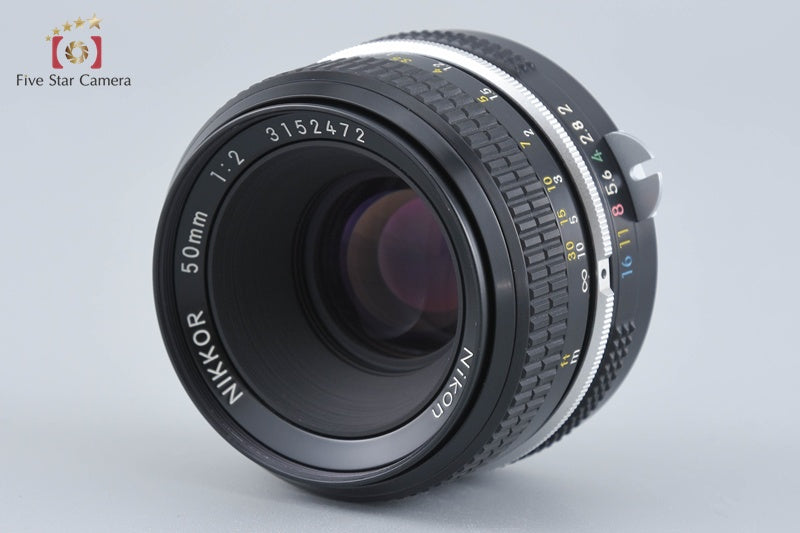 Nikon Nikomat FT2 Black + New NIKKOR 50mm f/2 Non Ai Lens