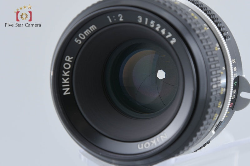 Nikon Nikomat FT2 Black + New NIKKOR 50mm f/2 Non Ai Lens