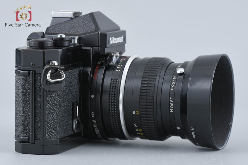 Nikon Nikomat FT2 Black + New NIKKOR 50mm f/2 Non Ai Lens