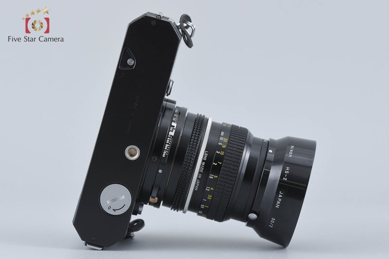 Nikon Nikomat FT2 Black + New NIKKOR 50mm f/2 Non Ai Lens