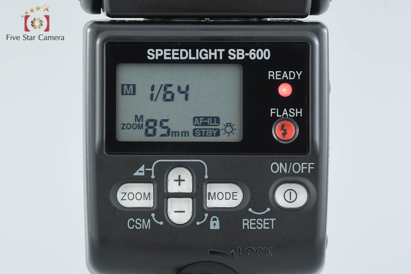 Nikon Speedlight SB-600 Shoe Mount Flash [Near Mint]