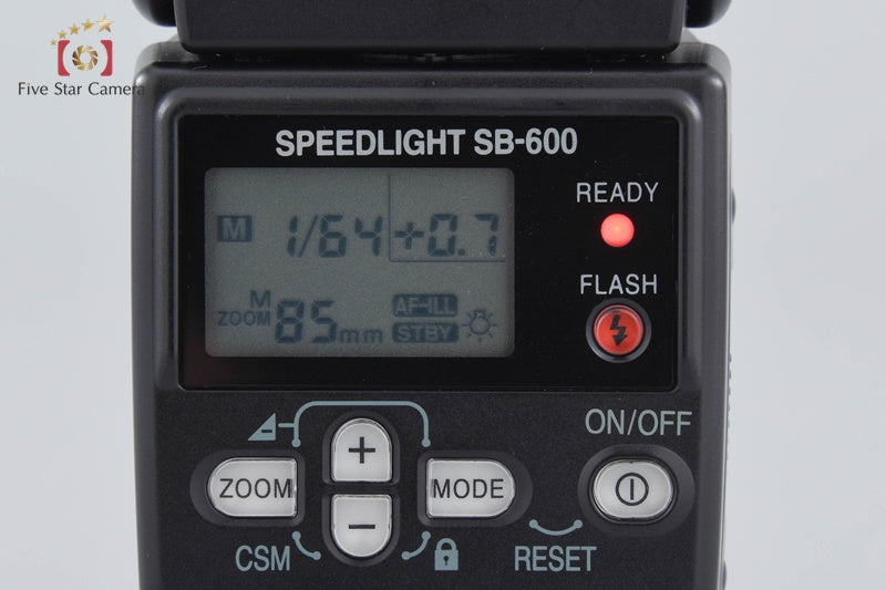 Nikon Speedlight SB-600 Shoe Mount Flash [Excellent]