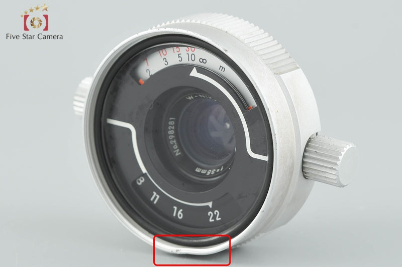 Nikon W-NIKKOR 35mm f/2.5 White for NIKONOS [Very Good]