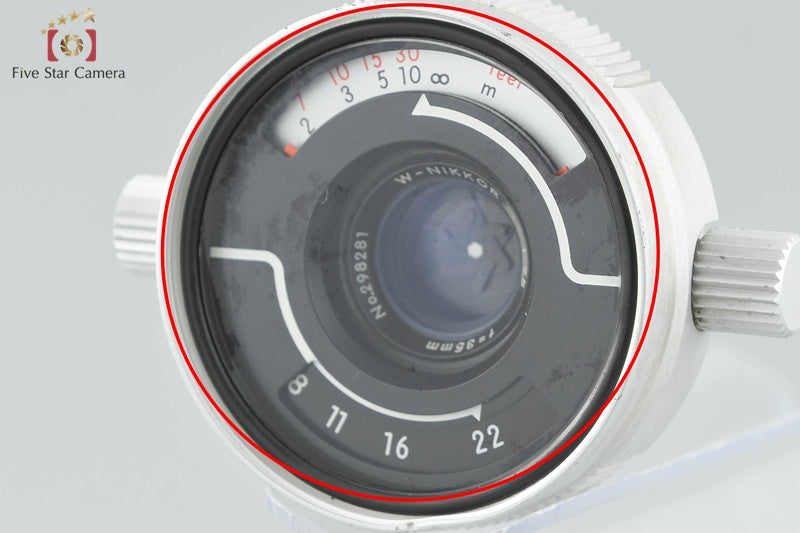 Nikon W-NIKKOR 35mm f/2.5 White for NIKONOS [Very Good]