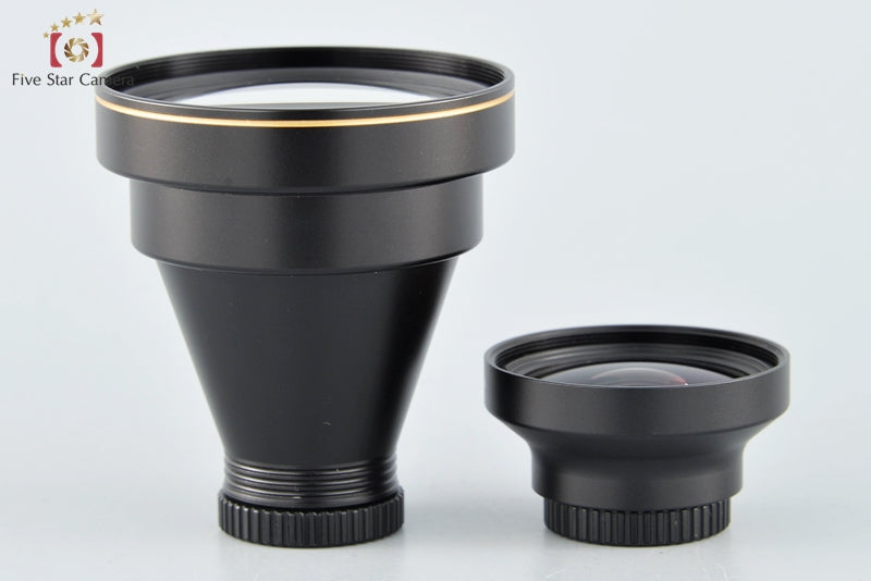 Excellent!! Nikon Wide Converter WC-E67 0.67x + Tele Converter TC-E3ED 3x