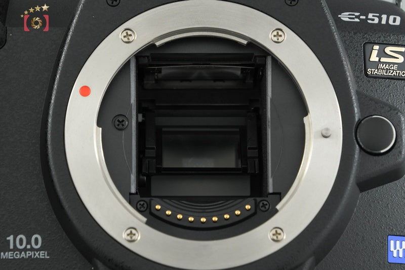 "Count 1,490" Olympus E-510 10.0 MP Digital SLR Camera 14-42 40-150 Lenses