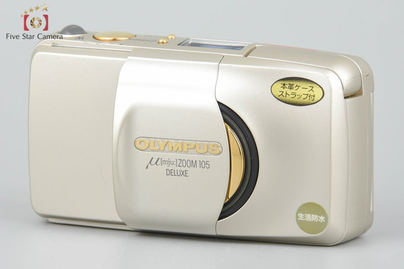 Very Good!! Olympus μ[mju:] ZOOM 105 DELUXE 35mm Point & Shoot Film Camera