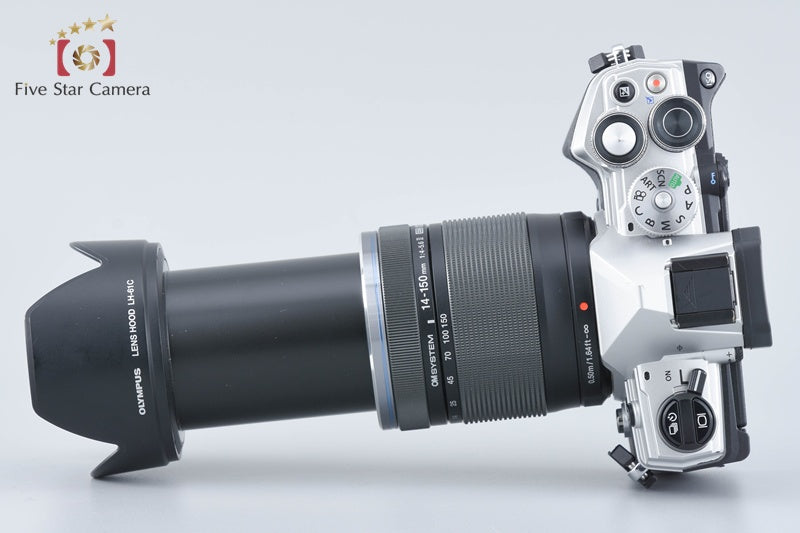 "Count 4,793" OM SYSTEM OM-5 Silver 20.4 MP Digital Camera 14-150mm II Lens