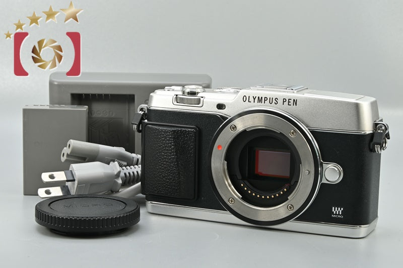Olympus PEN E-P5 Silver 16.1 MP Mirrorless Camera
