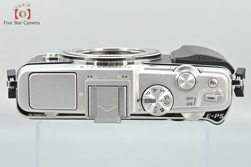 Olympus PEN E-P5 Silver 16.1 MP Mirrorless Camera