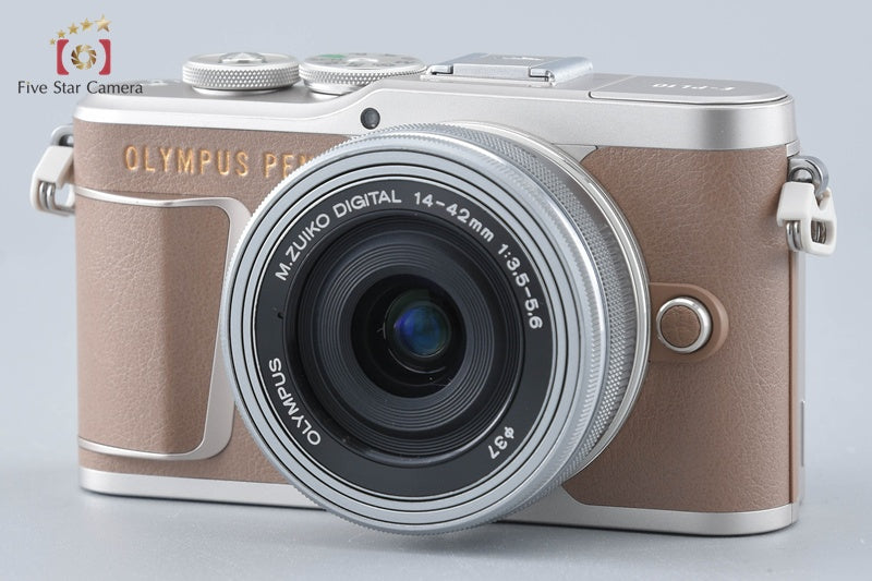 "Count 988" Olympus PEN E-PL10 Brown 16.1 MP EZ 14-42 40-150 Lenses w/ Box