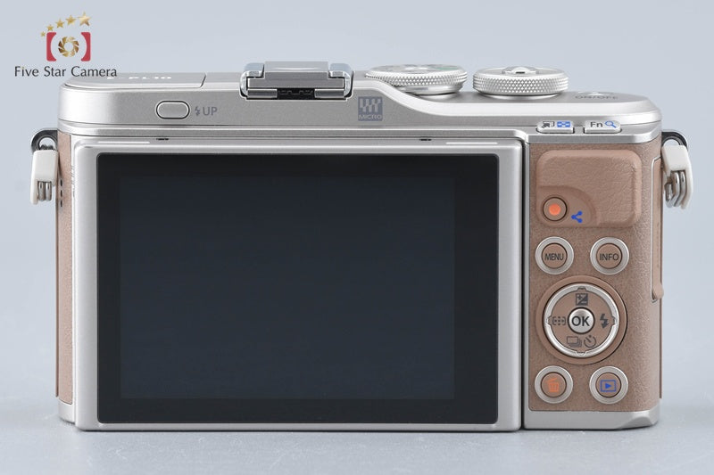 "Count 988" Olympus PEN E-PL10 Brown 16.1 MP EZ 14-42 40-150 Lenses w/ Box