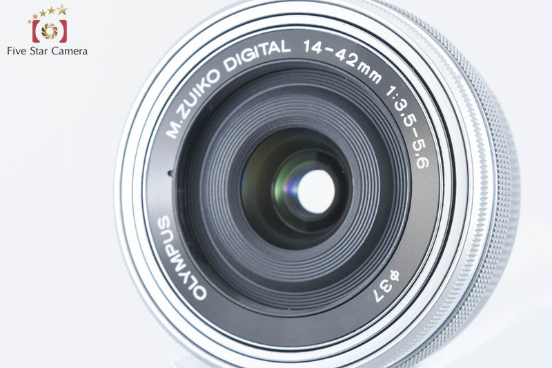 "Count 437" Olympus PEN E-PL10 White 16.1 MP EZ 14-42 40-150 Lenses [Near Mint]