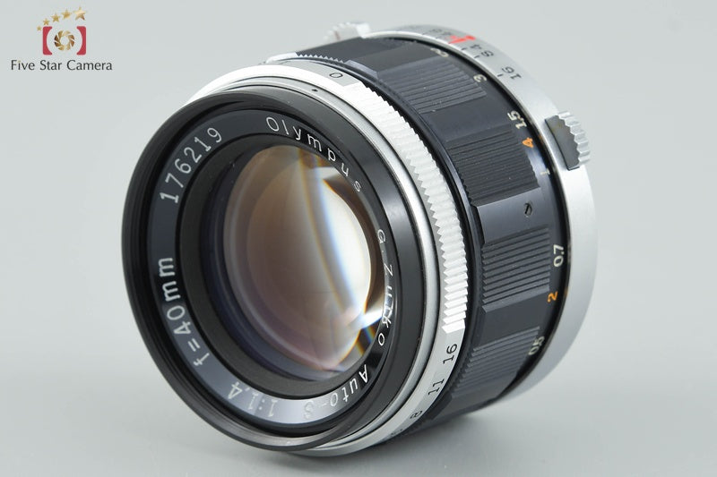 Olympus PEN FT Silver 35mm Half Frame Film Camera + G.ZUIKO AUTO-S 40mm f/1.4