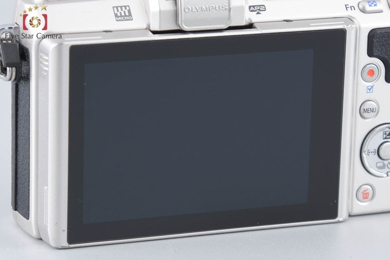 "Count 2,150" Olympus PEN Lite E-PL7 Silver 16.1 MP 14-42 40-150 Lenses