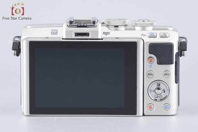 "Count 2,150" Olympus PEN Lite E-PL7 Silver 16.1 MP 14-42 40-150 Lenses