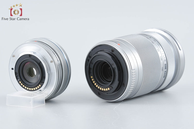 "Count 905" Olympus PEN Lite E-PL7 White 16.1 MP EZ 14-42 40-150 Lenses w/ Box