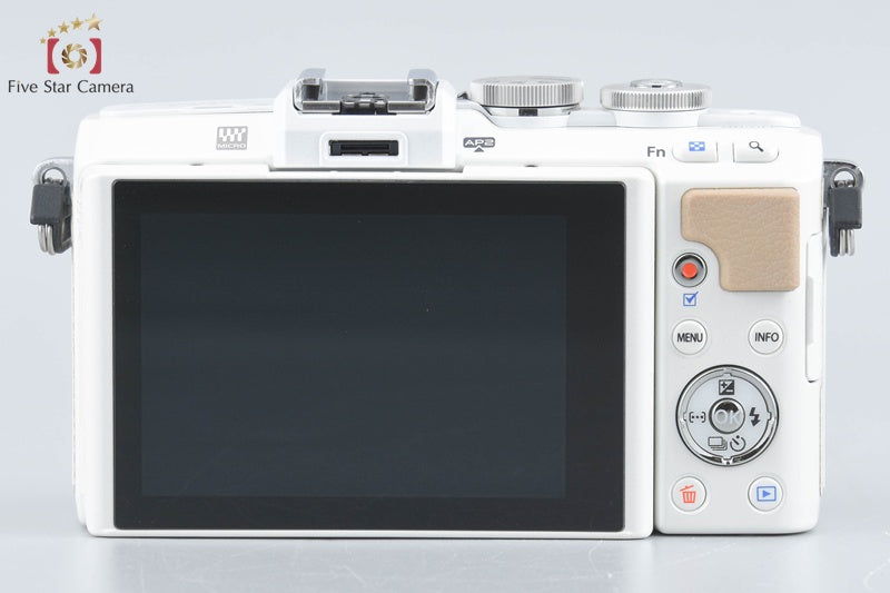 "Count 905" Olympus PEN Lite E-PL7 White 16.1 MP EZ 14-42 40-150 Lenses w/ Box