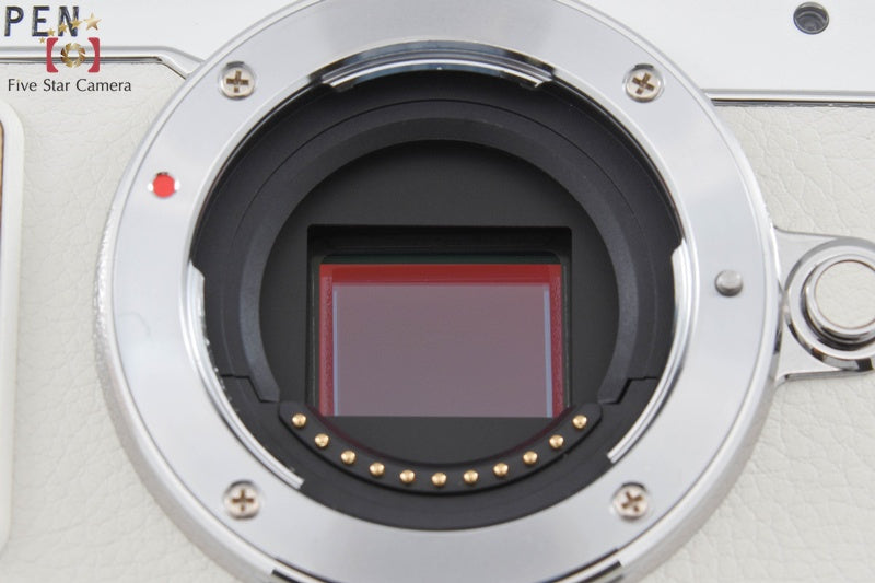 "Count 1,154" Olympus PEN Lite E-PL7 White 16.1 MP EZ 14-42 40-150 Lenses w/ Box