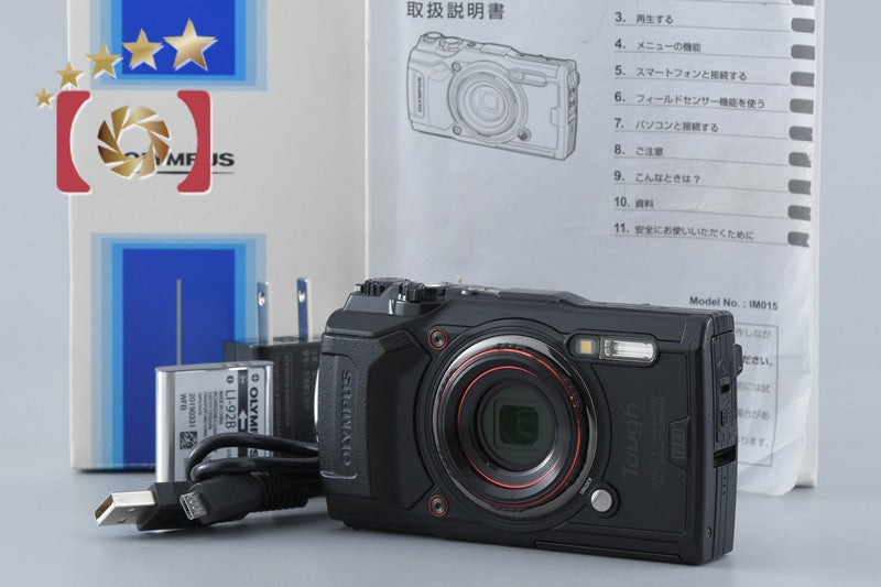 "Count 863" Olympus Tough TG-6 Black 12.0MP 15m Waterproof Digital Camera w/ Box