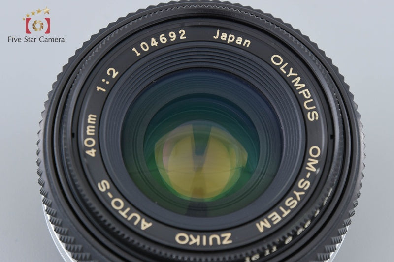 Olympus ZUIKO AUTO-S 40mm f/2 [Excellent]