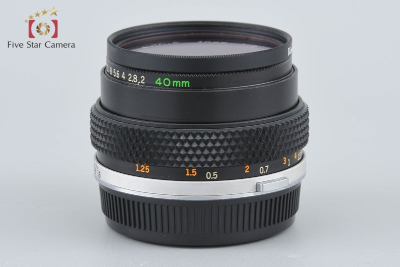 Olympus ZUIKO AUTO-S 40mm f/2 2025.11 Overhauled!!