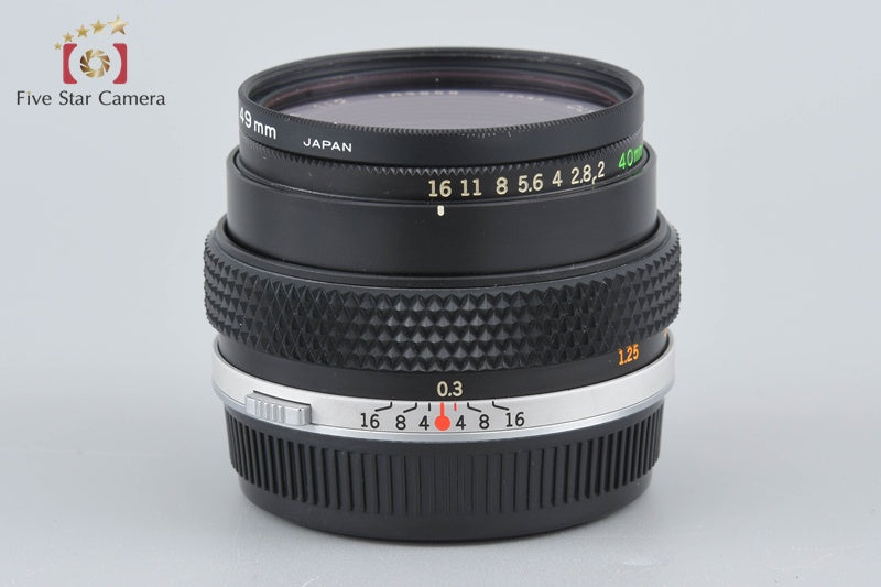Olympus ZUIKO AUTO-S 40mm f/2 2025.11 Overhauled!!