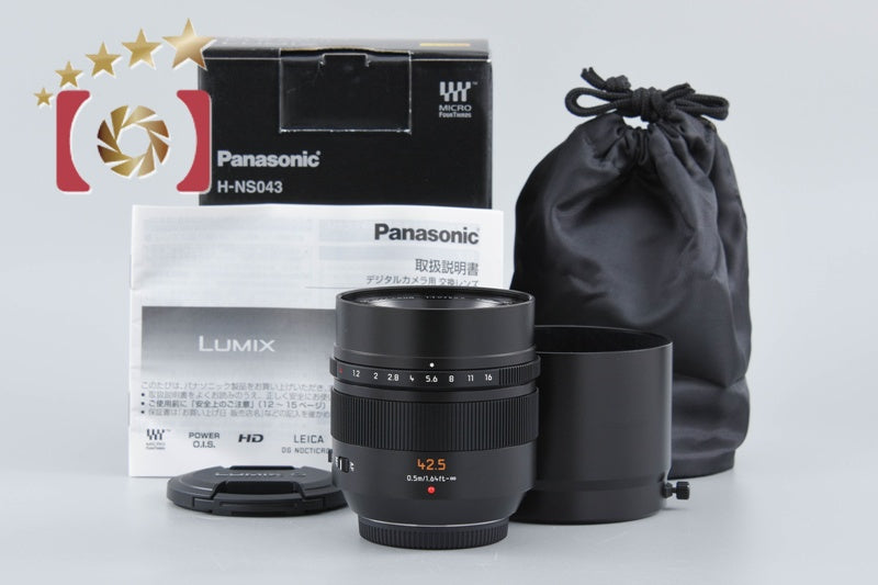 Panasonic LUMIX LEICA DG NOCTICRON 42.5mm f/1.2 ASPH. O.I.S H-NS043 [Never Used]