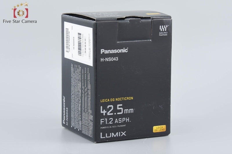 Panasonic LUMIX LEICA DG NOCTICRON 42.5mm f/1.2 ASPH. O.I.S H-NS043 [Never Used]