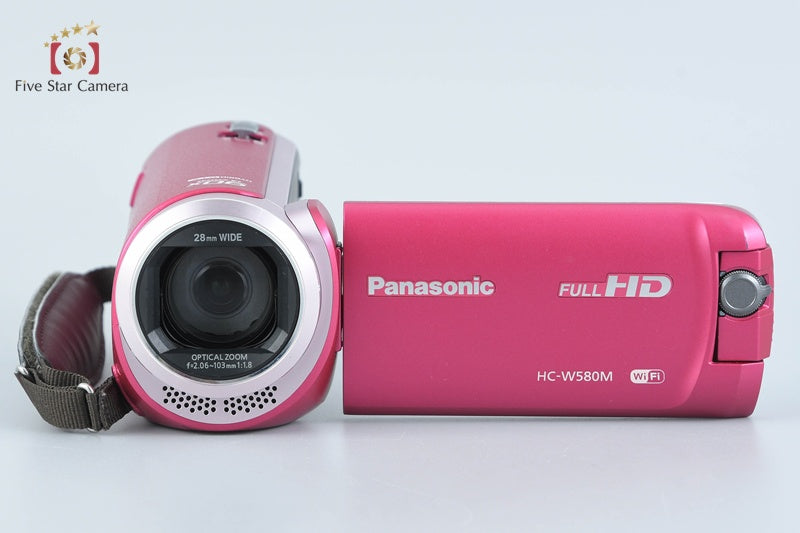 Panasonic HC-W580M Pink Digital Hi-Vision Video Camera [Near Mint]