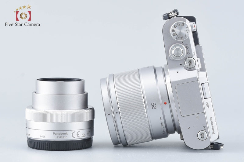 Panasonic LUMIX DC-GF9 Silver Double Lens Kit (Japanese Language Only)