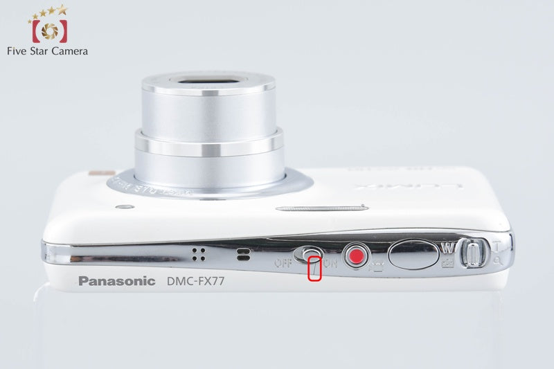Panasonic LUMIX DMC-FX77 Lily White Digital Camera (Japanese Language Only)