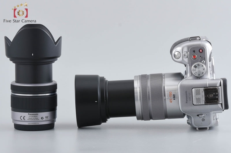 Panasonic LUMIX DMC-G5W Silver Double Zoom Lens Kit (Japanese Language Only)