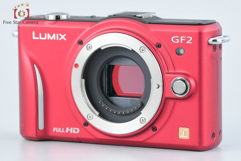 Panasonic LUMIX DMC-GF2 Red Mirrorless Camera (Japanese Language Only)