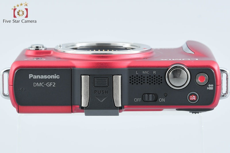 Panasonic LUMIX DMC-GF2 Red Mirrorless Camera (Japanese Language Only)
