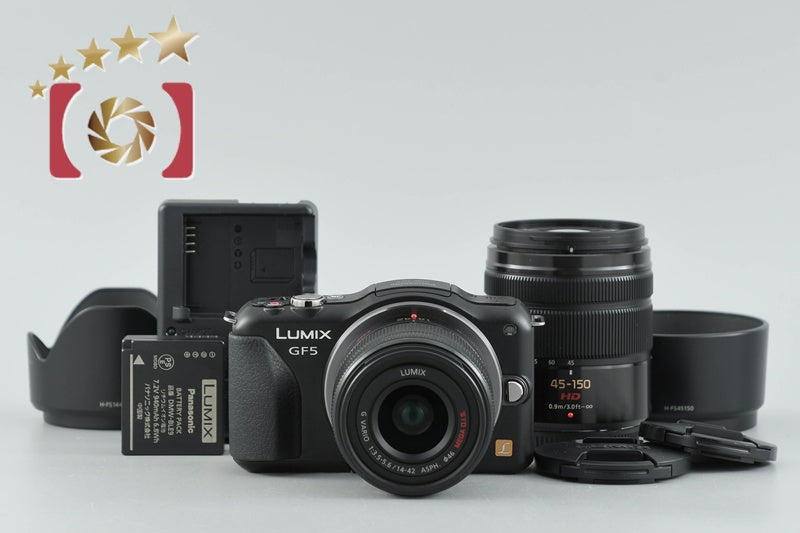 Panasonic LUMIX DMC-GF5 Double Zoom Lens Kit Esprit Black (Japanese Language Only)