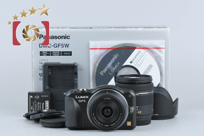 Panasonic LUMIX DMC-GF5 Double Lens Kit Esprit Black (Japanese Language Only)