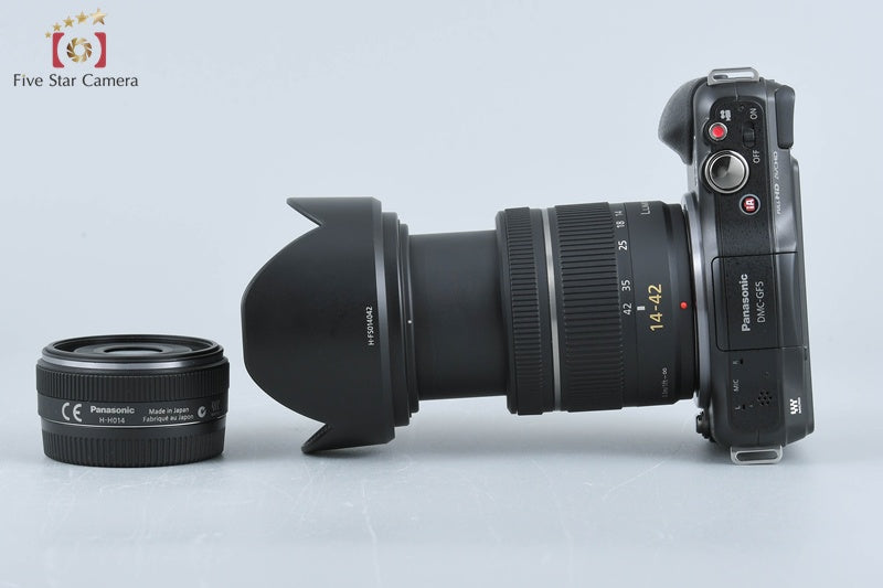 Panasonic LUMIX DMC-GF5 Double Lens Kit Esprit Black (Japanese Language Only)